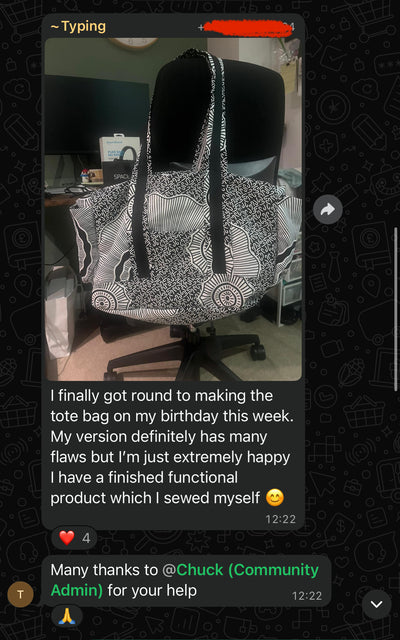 INDUSTRIAL TOTE BAG