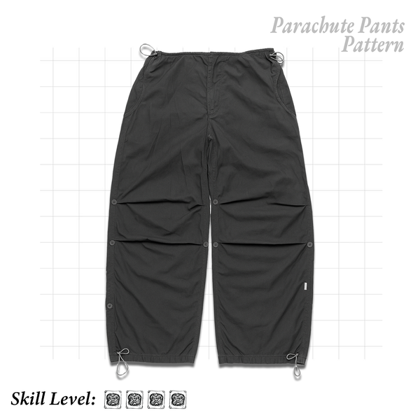 'The Descent' Parachute Pants — Sewing Pattern