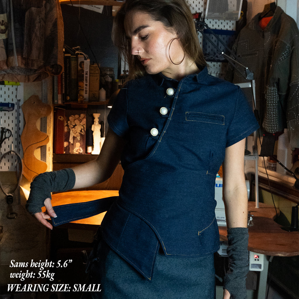 KIRI × KAZE Wrap Shirt Bundle — Cheongsam Wrap Shirts (2-Pattern Set)