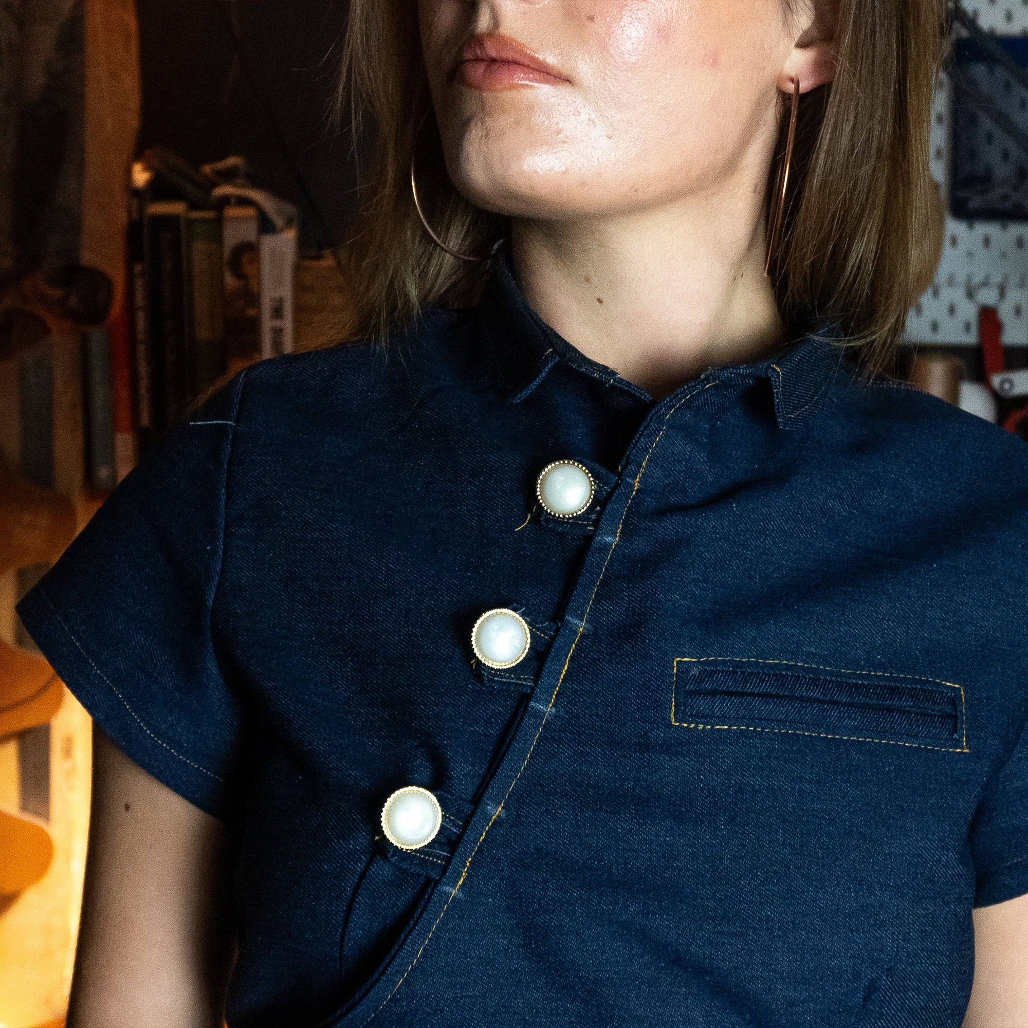 KIRI Wrap Shirt — Cheongsam-Inspired Sewing Pattern