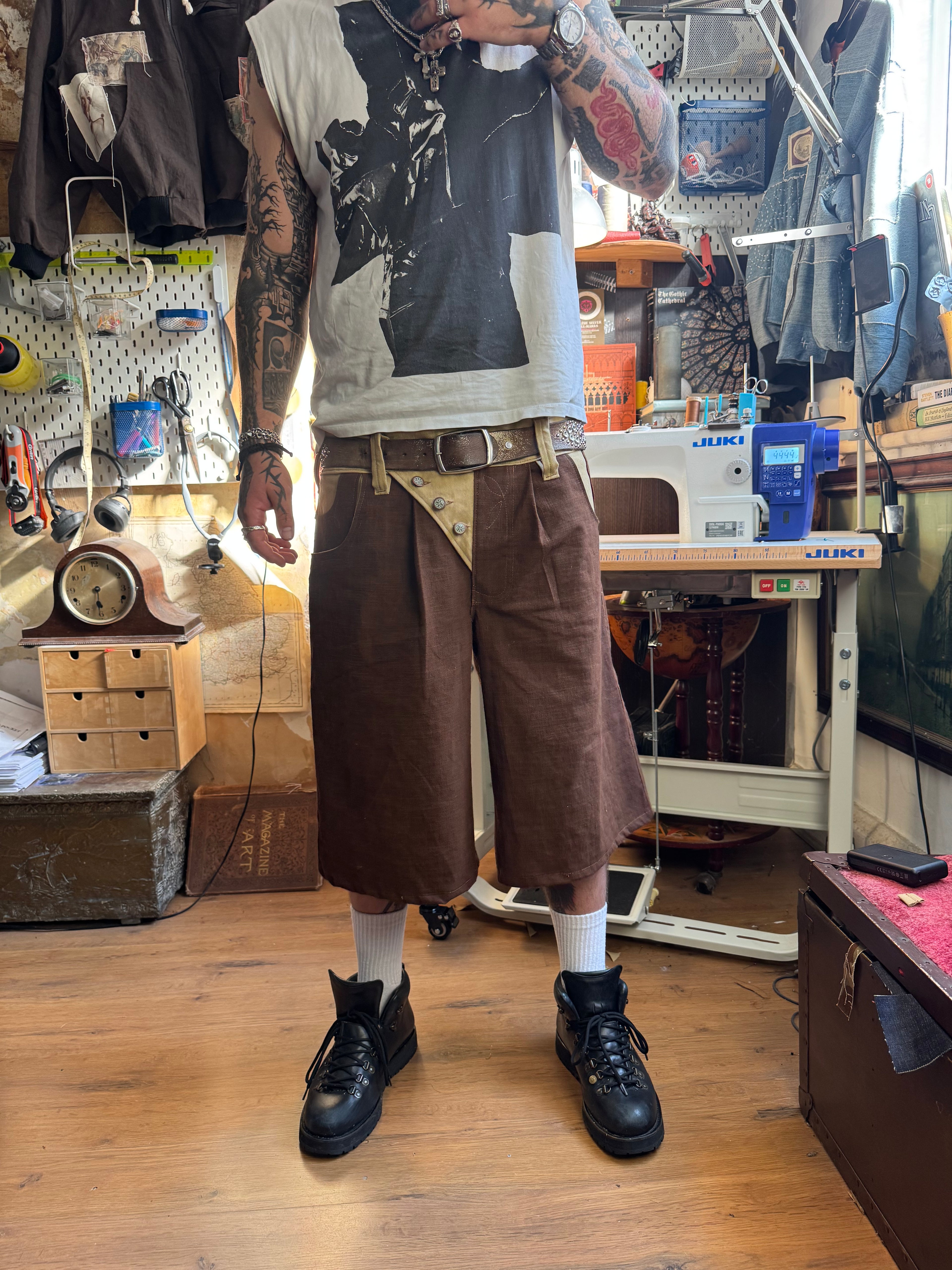 The Keystone Shorts - Modular Selvedge Sewing Pattern