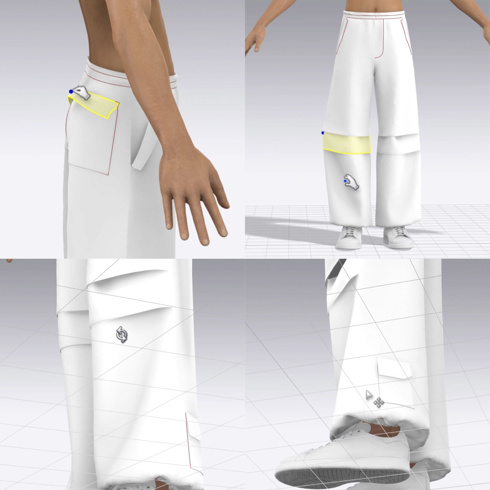 'The Descent' Parachute Pants — Sewing Pattern
