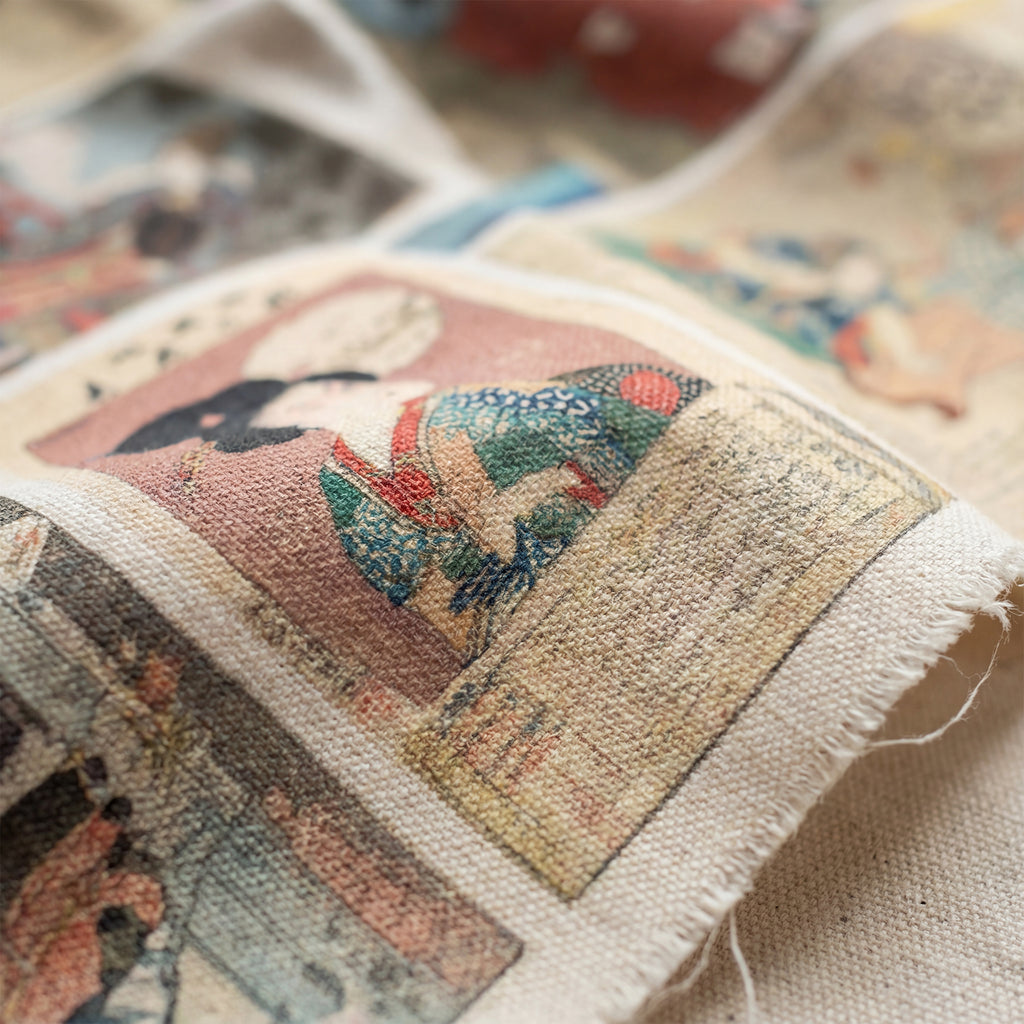 Edo Fragments - Japanese Woodblock Patch Sheet