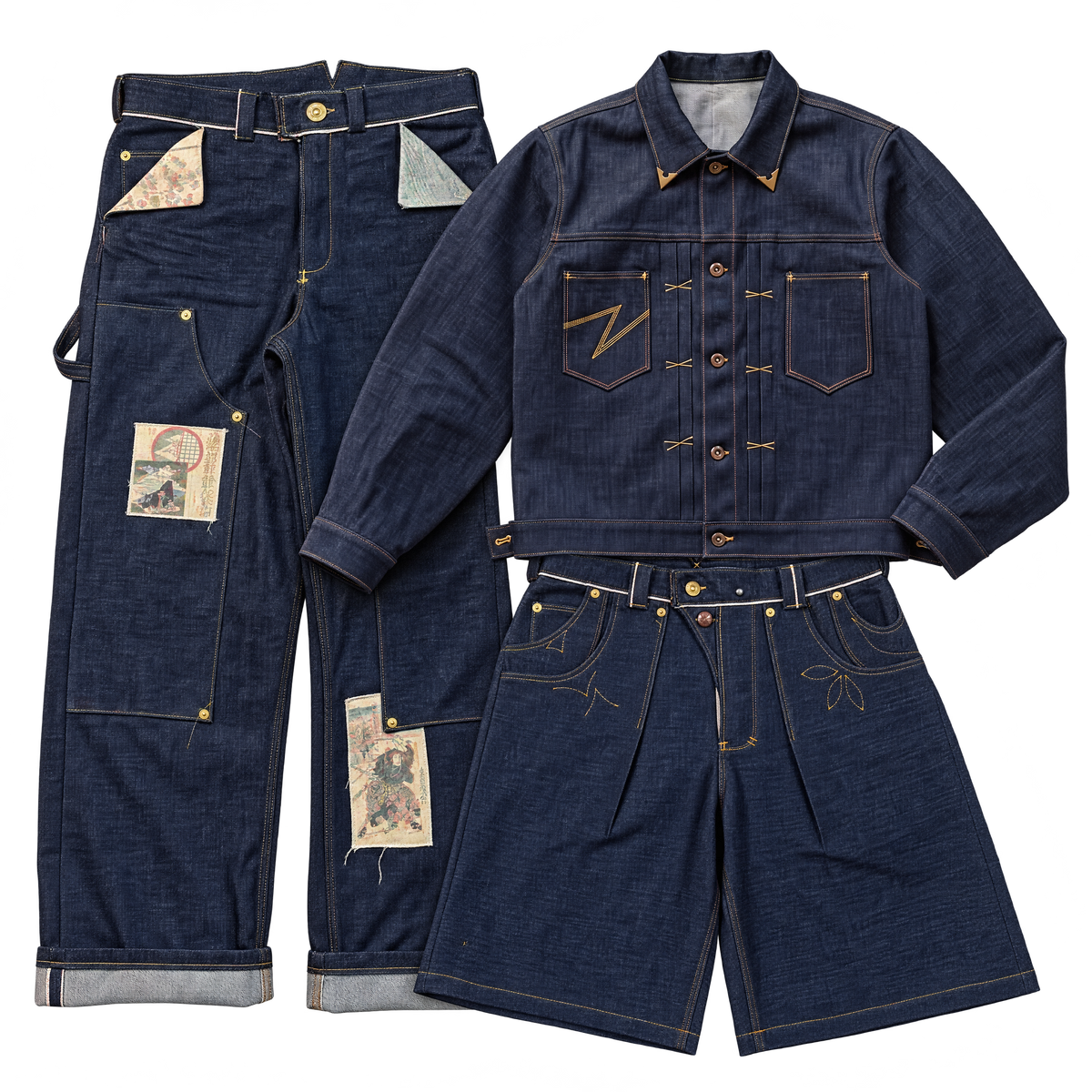 The Keystone Series — Denims, Shorts & Jacket