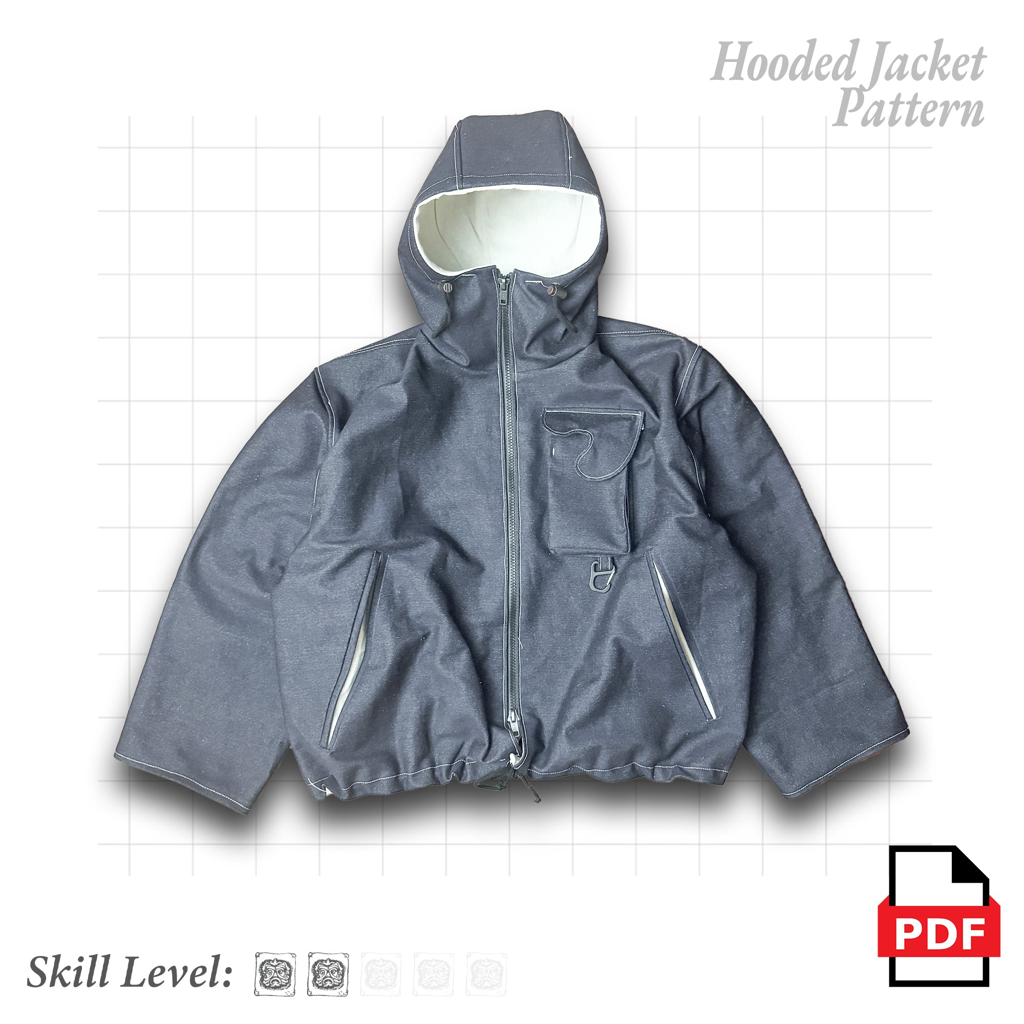 The Hooded Jacket – Sewing Pattern