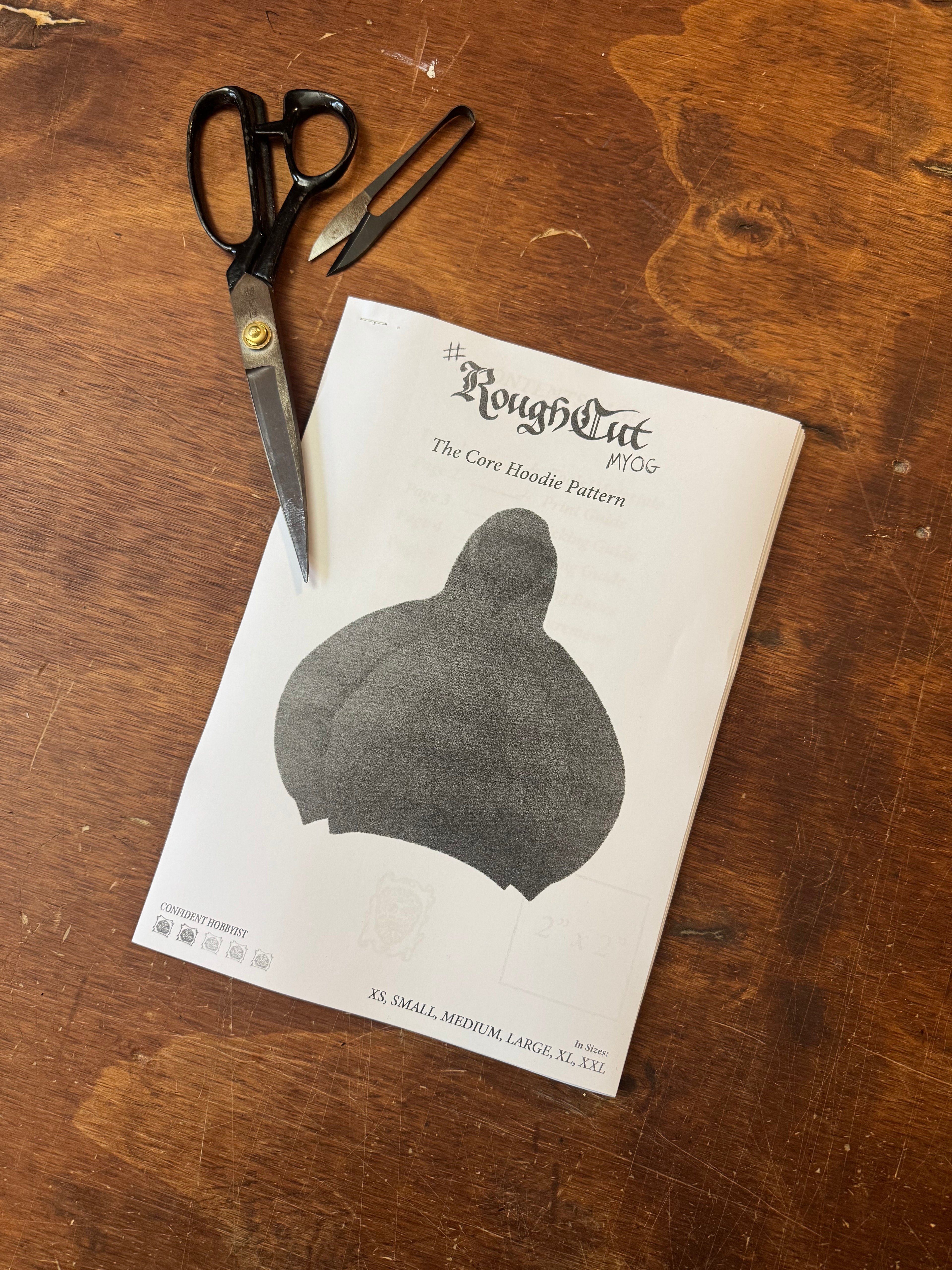 The Core Hoodie — Sewing Pattern