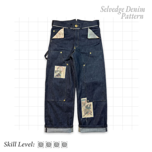 The Keystone Denims — Modular Selvedge Jeans Sewing Pattern