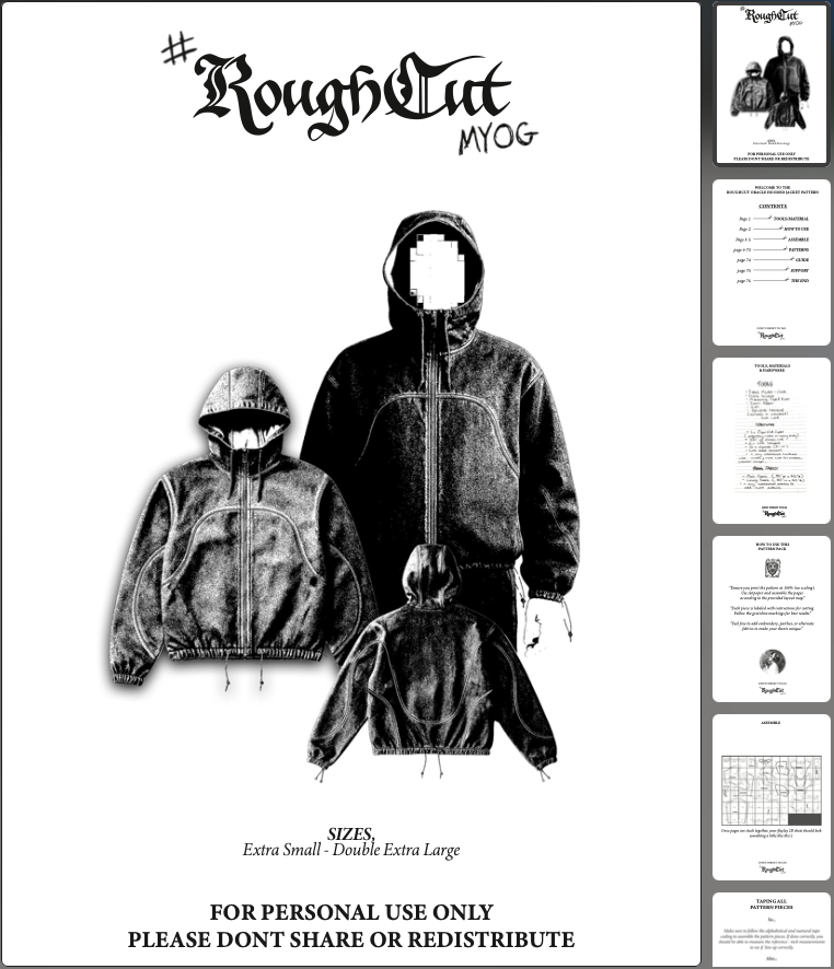 The Oracle Hooded Jacket – Sewing Pattern