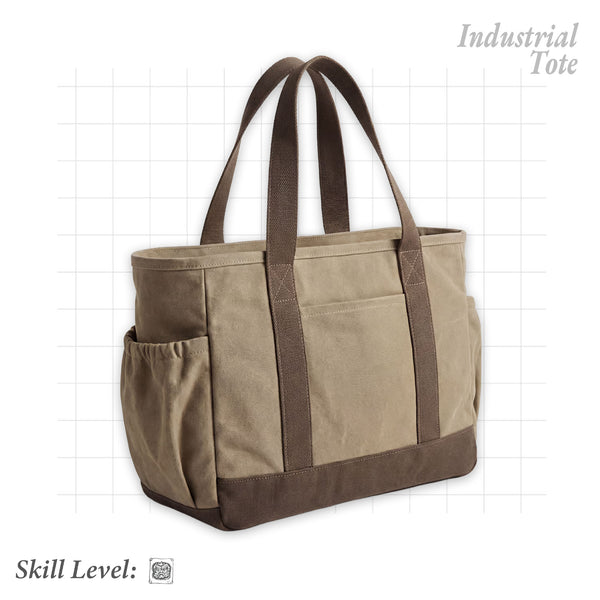 Industrial Tote Bag - Sewing Pattern