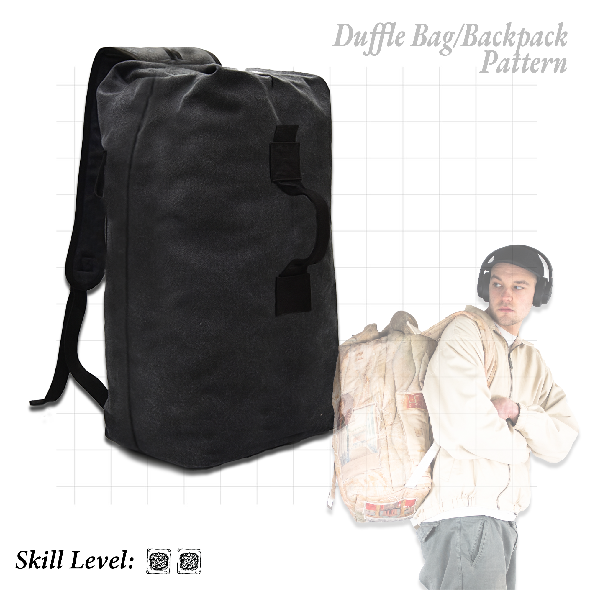 Duffle Bag/Backpack - Sewing Pattern