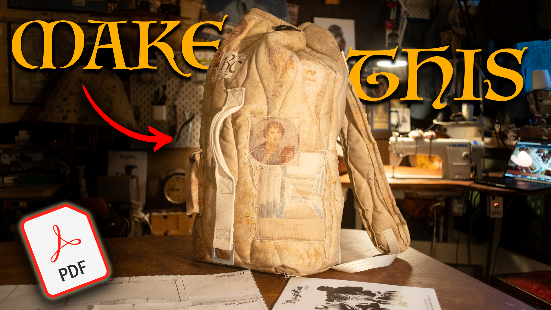 Duffle Bag/Backpack - Sewing Pattern