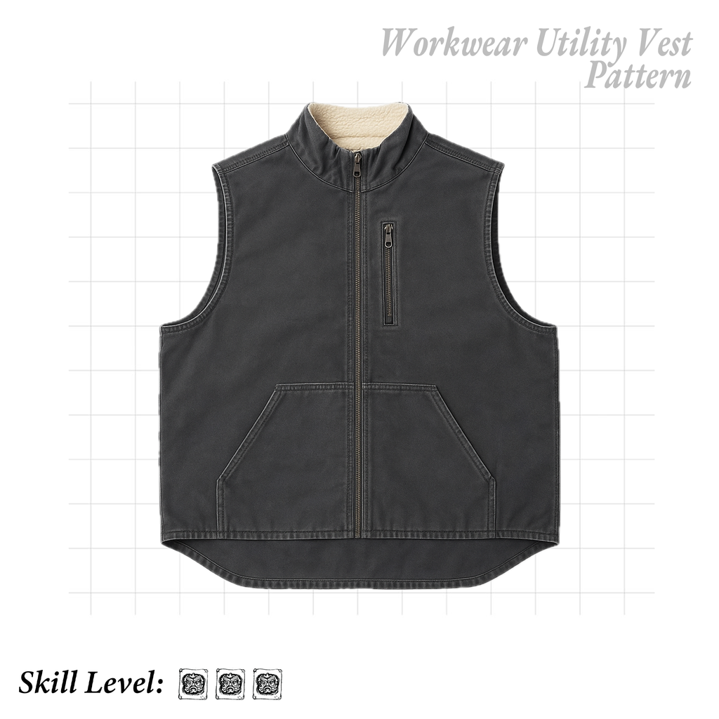 The Mason Vest - Sewing Pattern