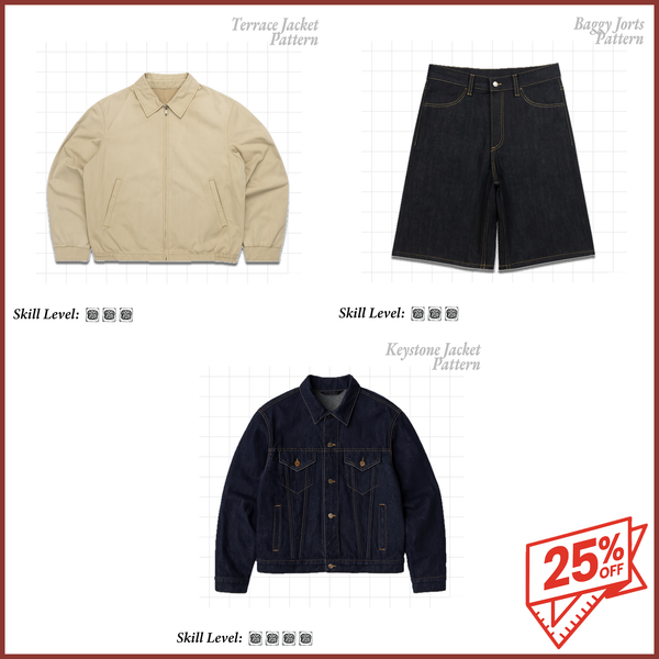 The Confident Maker Kit — 3-Pattern Sewing Bundle