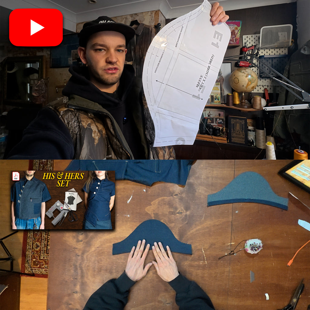 KIRI × KAZE Wrap Shirt Bundle — Cheongsam Wrap Shirts (2-Pattern Set)