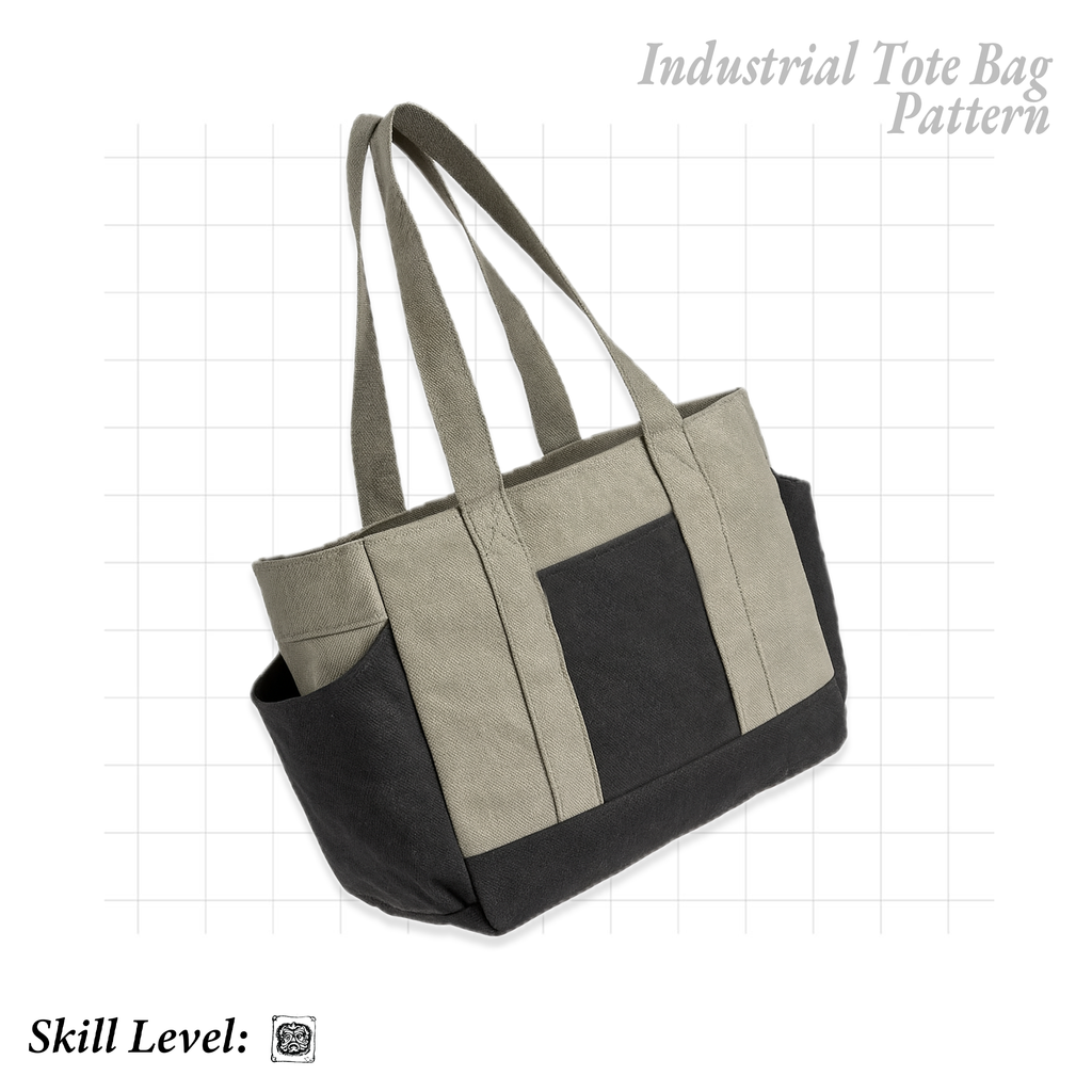 Industrial Tote Bag - Sewing Pattern