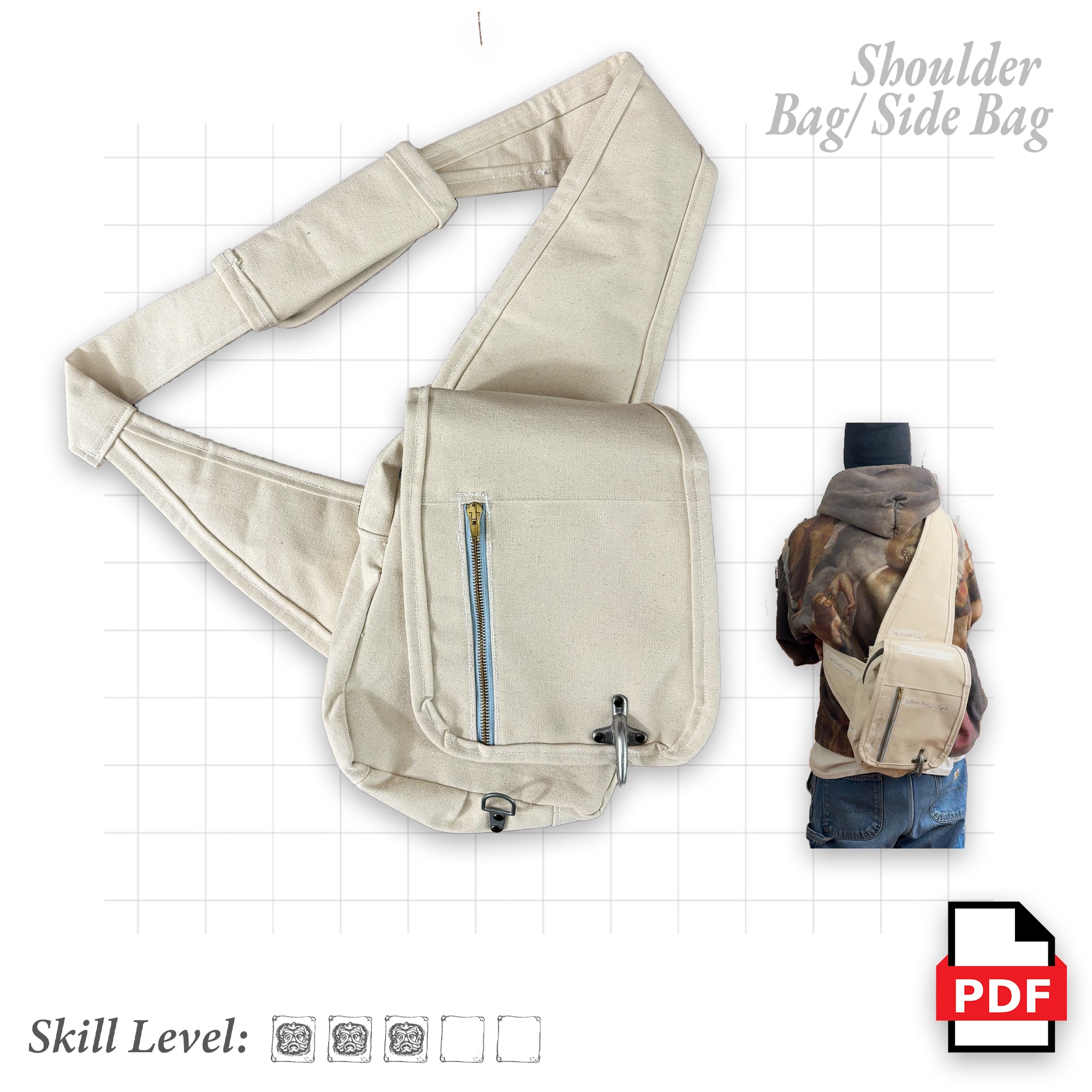 Sidebag/Crossbody - Sewing Pattern