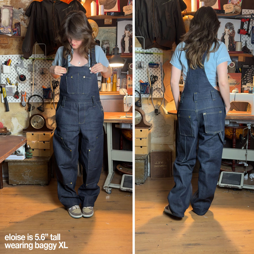 The Service Dungarees — Workwear Dungarees Sewing Pattern