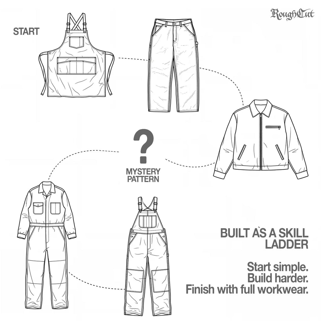 The Field Apron — Beginner Workwear Apron Sewing Pattern