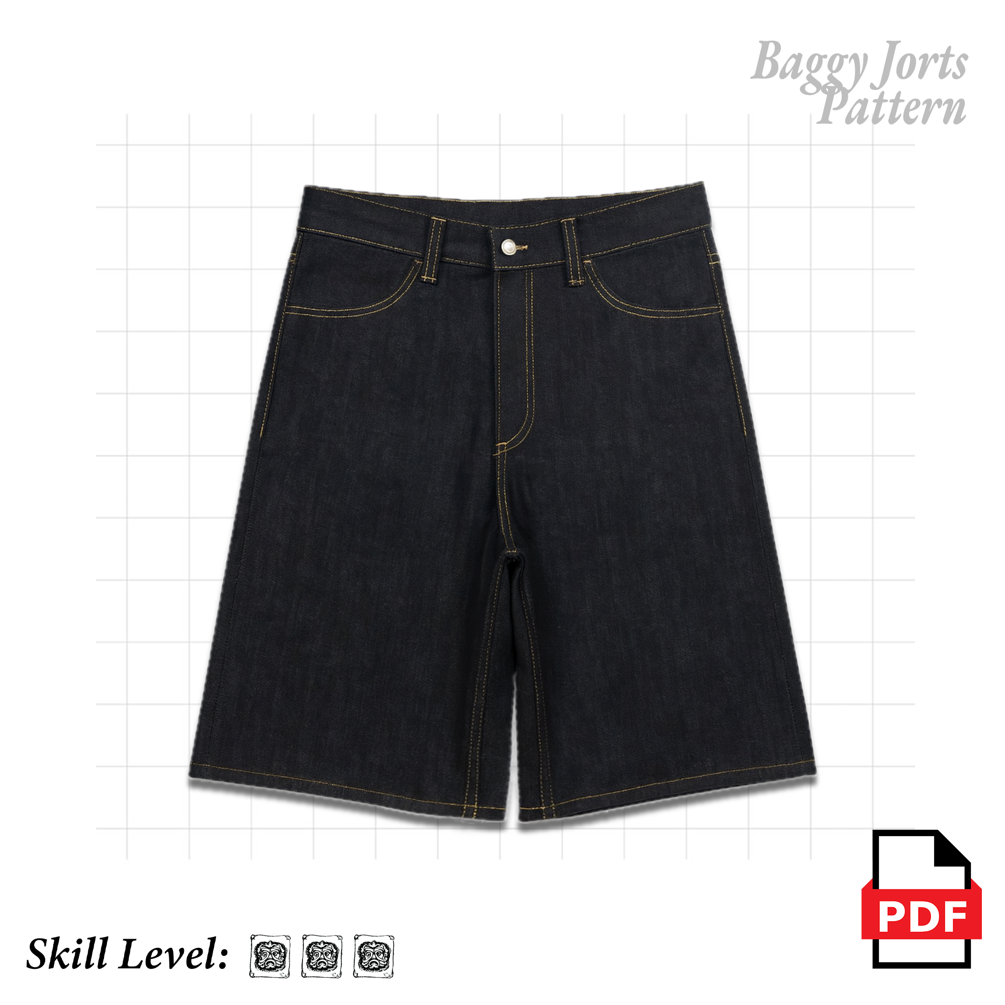 The Roughcut Shorts — Sewing Pattern