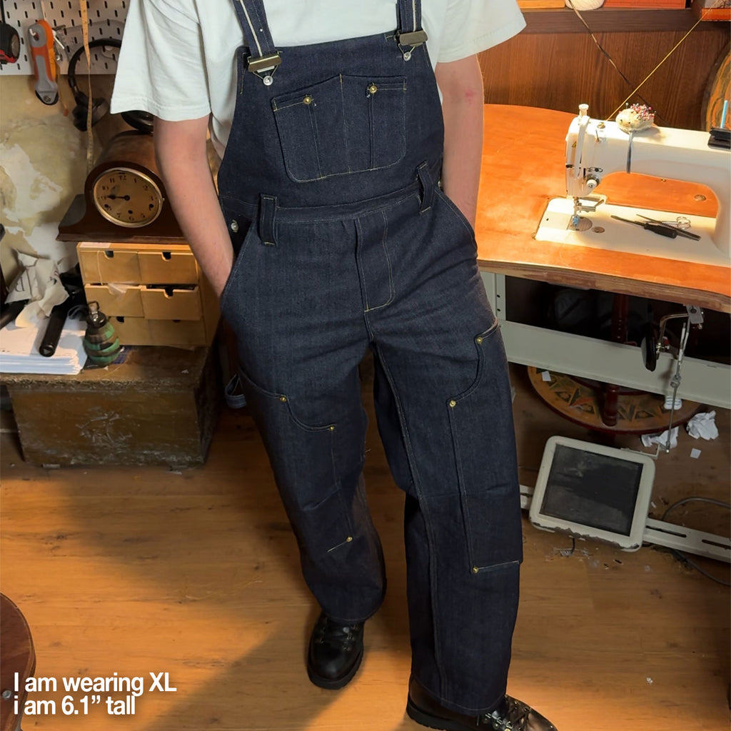 The Service Dungarees — Workwear Dungarees Sewing Pattern