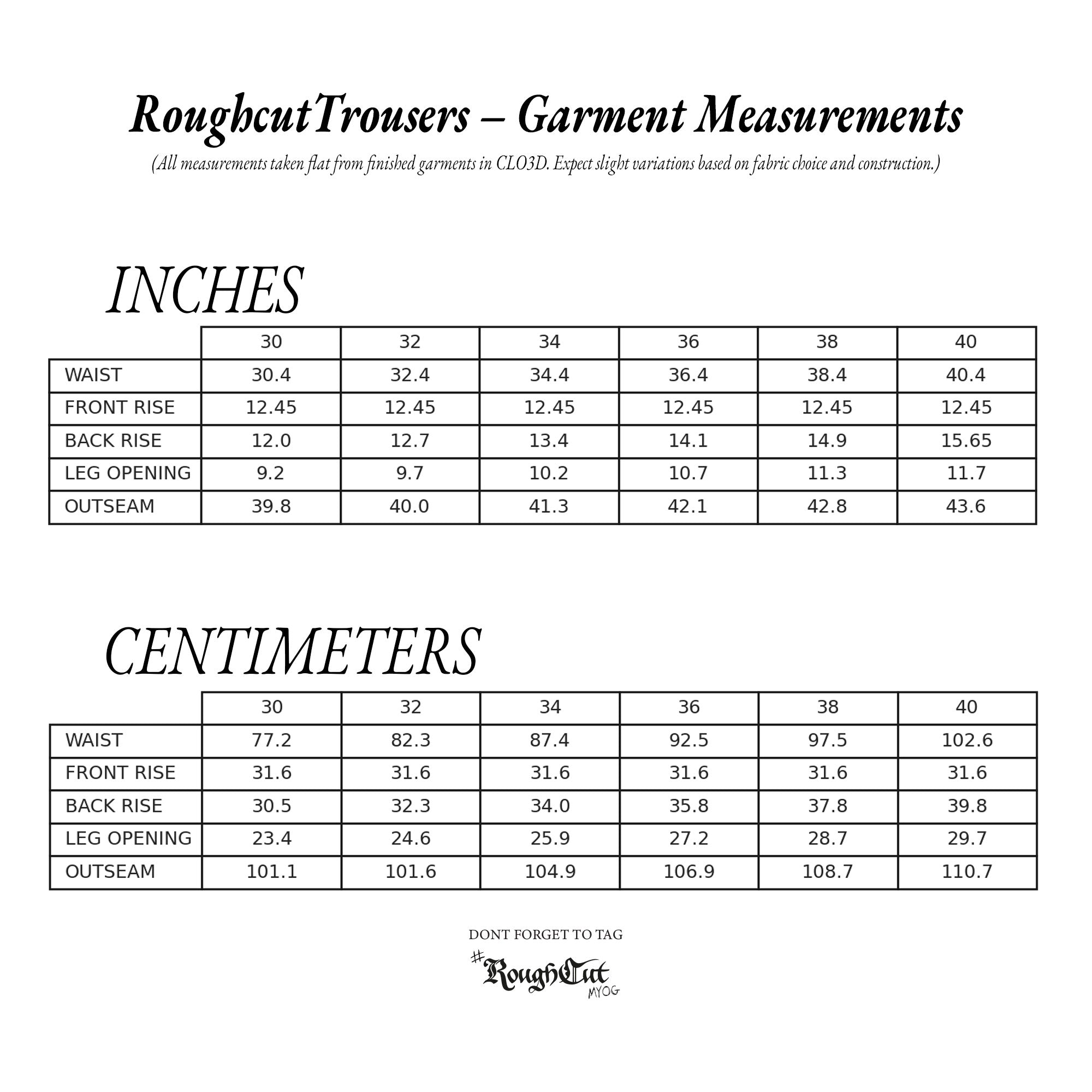 The Baggy Jeans — Sewing Pattern