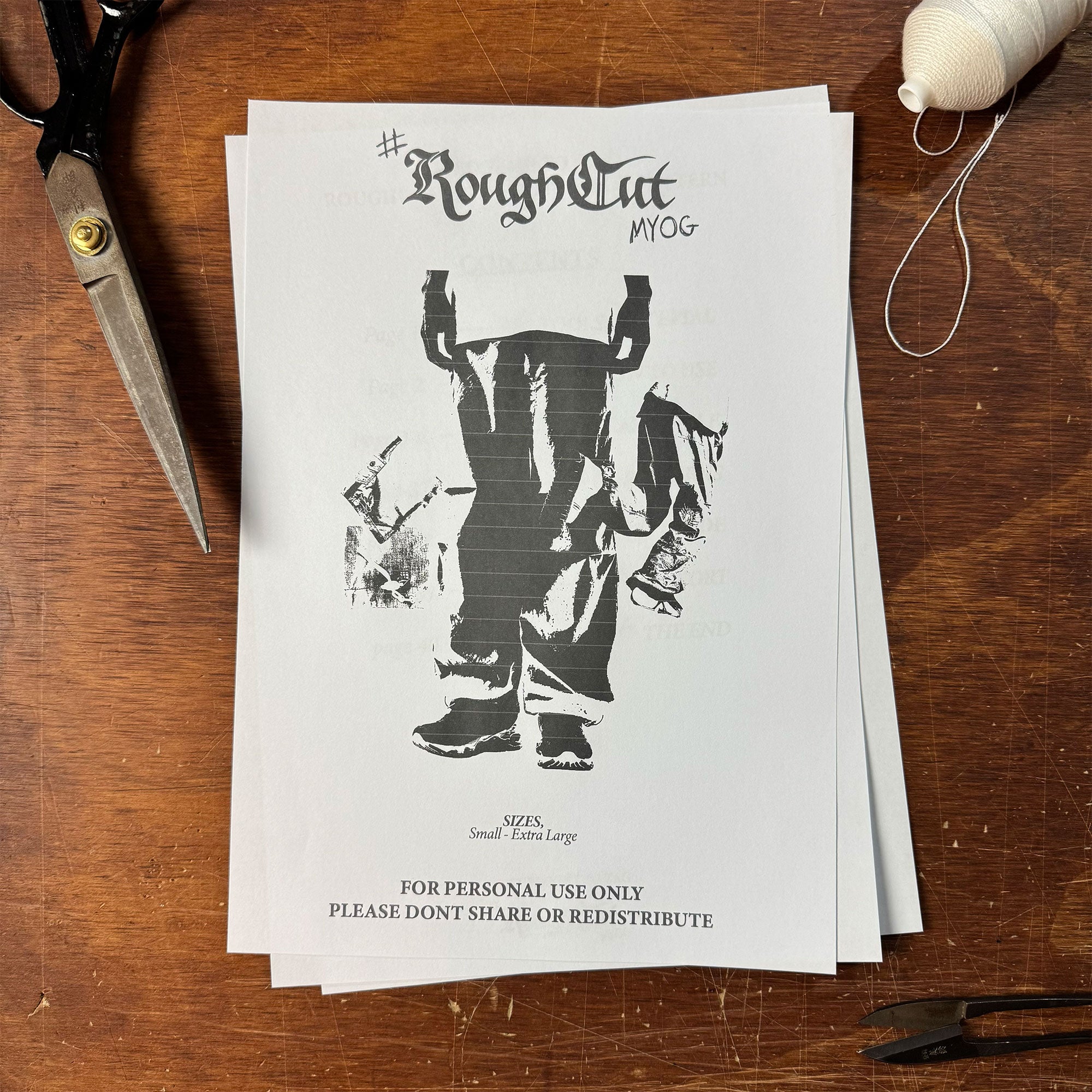 'The Descent' Parachute Pants — Sewing Pattern