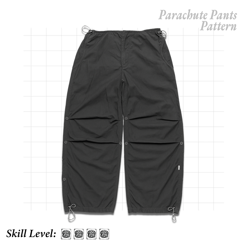 'The Descent' Parachute Pants — Sewing Pattern – RoughcutMYOG