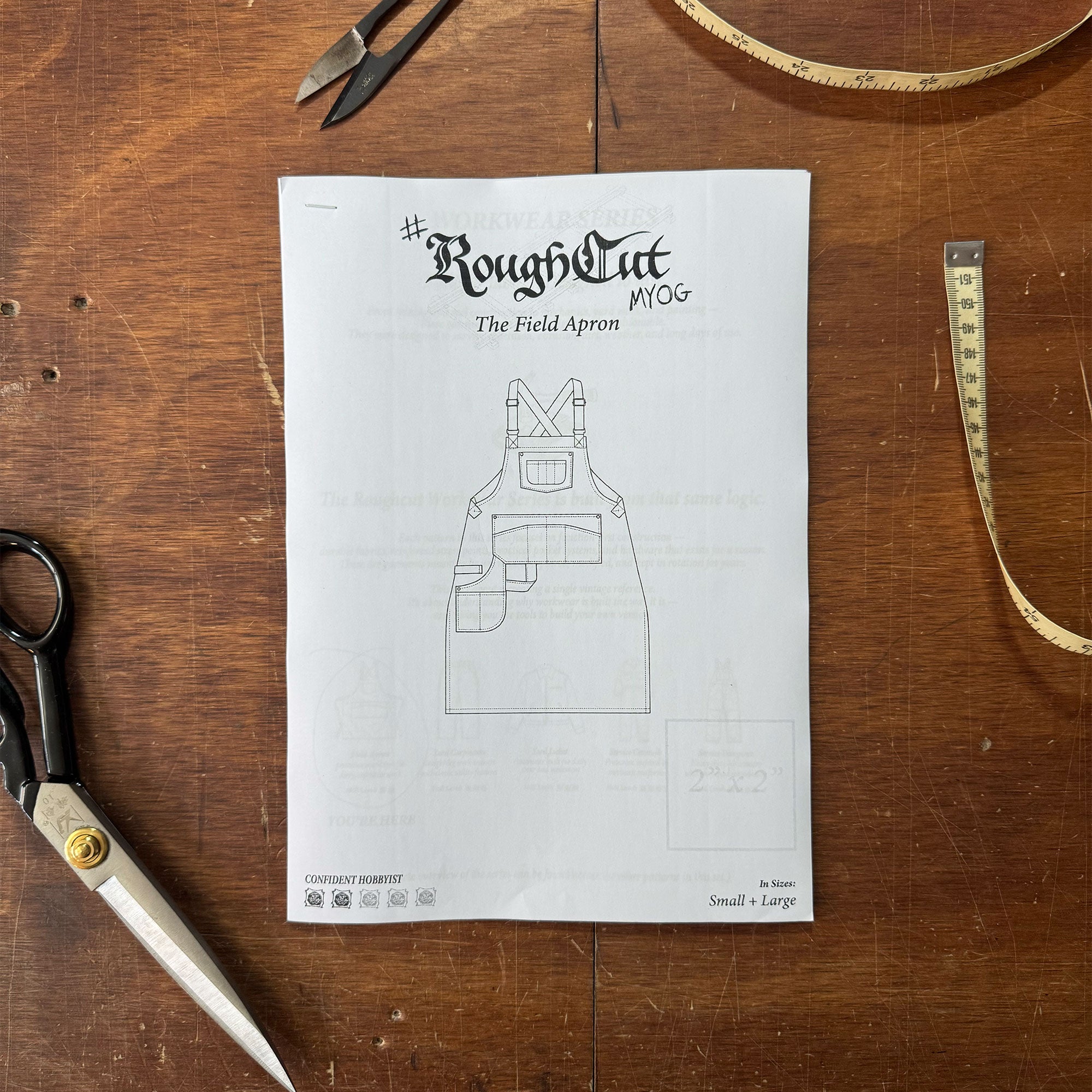 The Field Apron — Beginner Workwear Apron Sewing Pattern