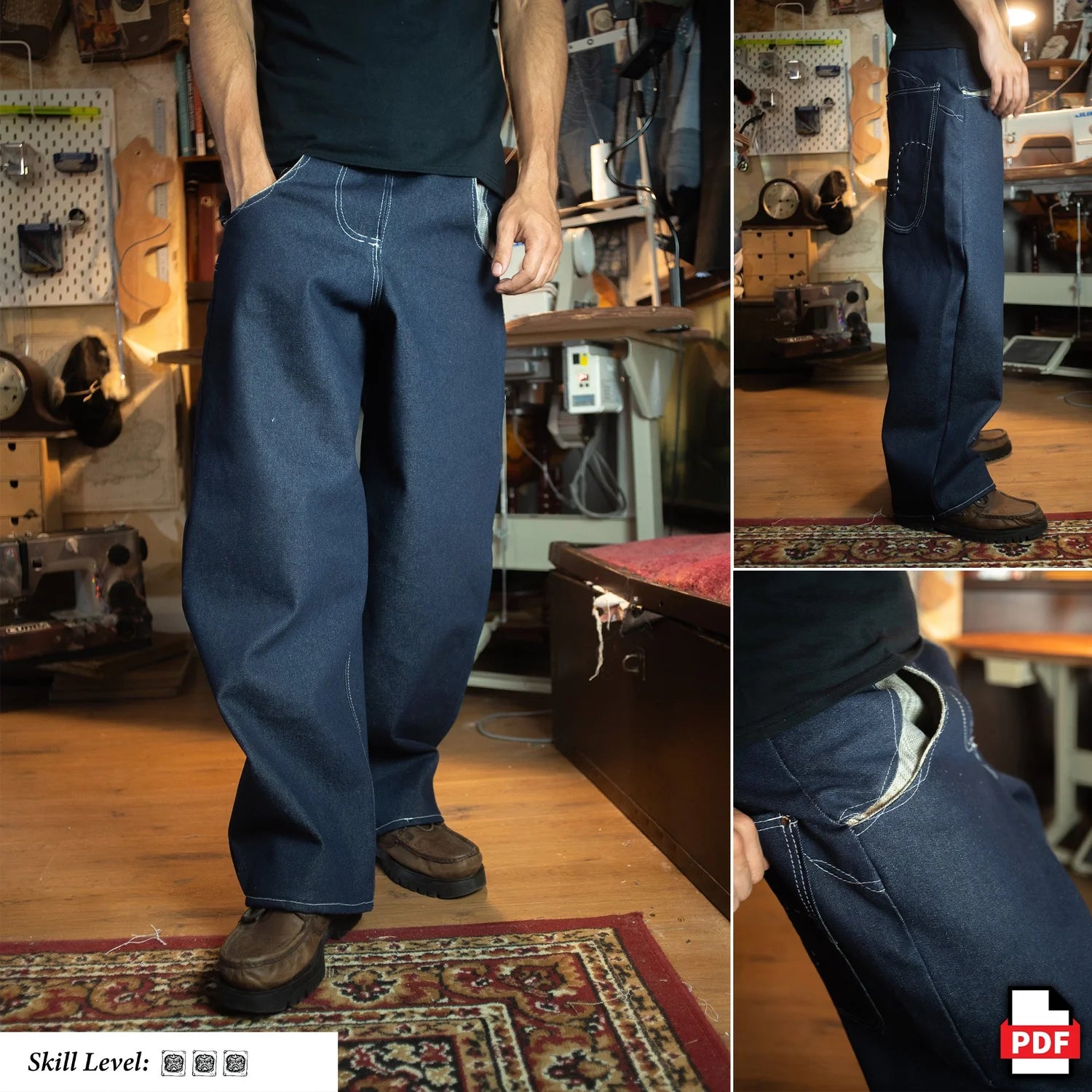 The Baggy Jeans — Sewing Pattern