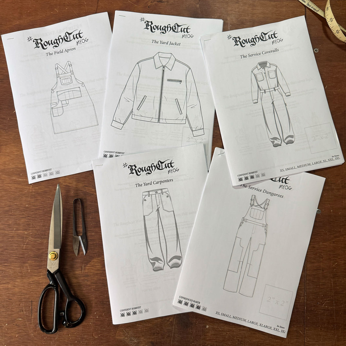 Boss Worker Thread Pattern The Workwear System — 6 Sewing Patterns + Full Build-Along Course ...