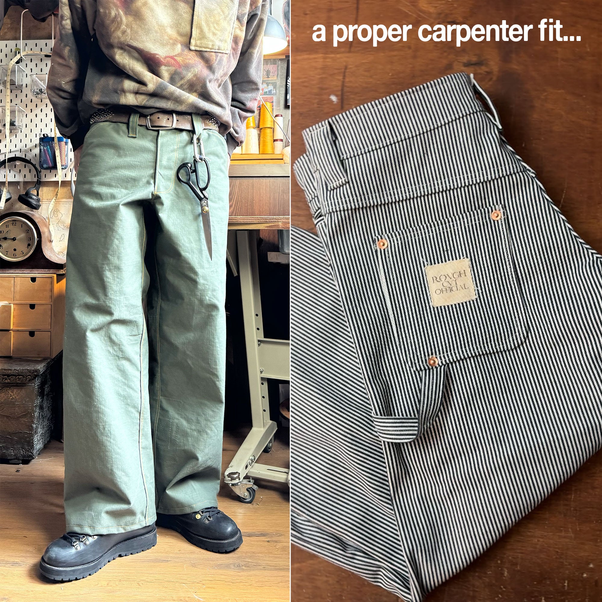 The Yard Carpenters — Carpenter Trouser Sewing Pattern