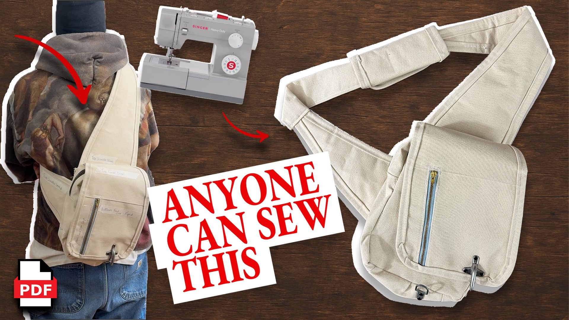 Sidebag/Crossbody - Sewing Pattern