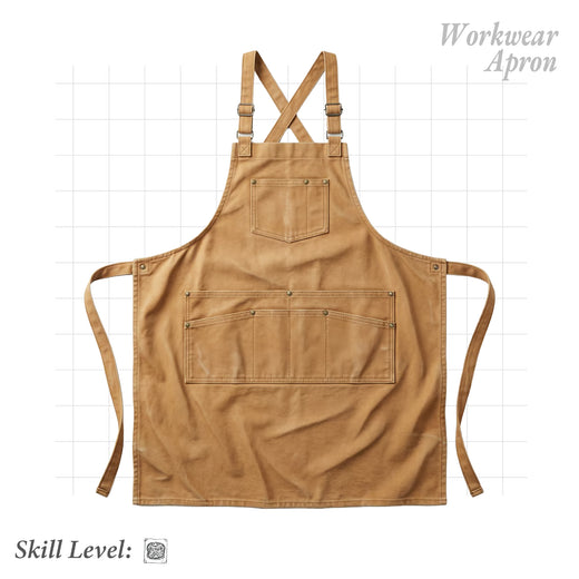 The Field Apron — Beginner Workwear Apron Sewing Pattern