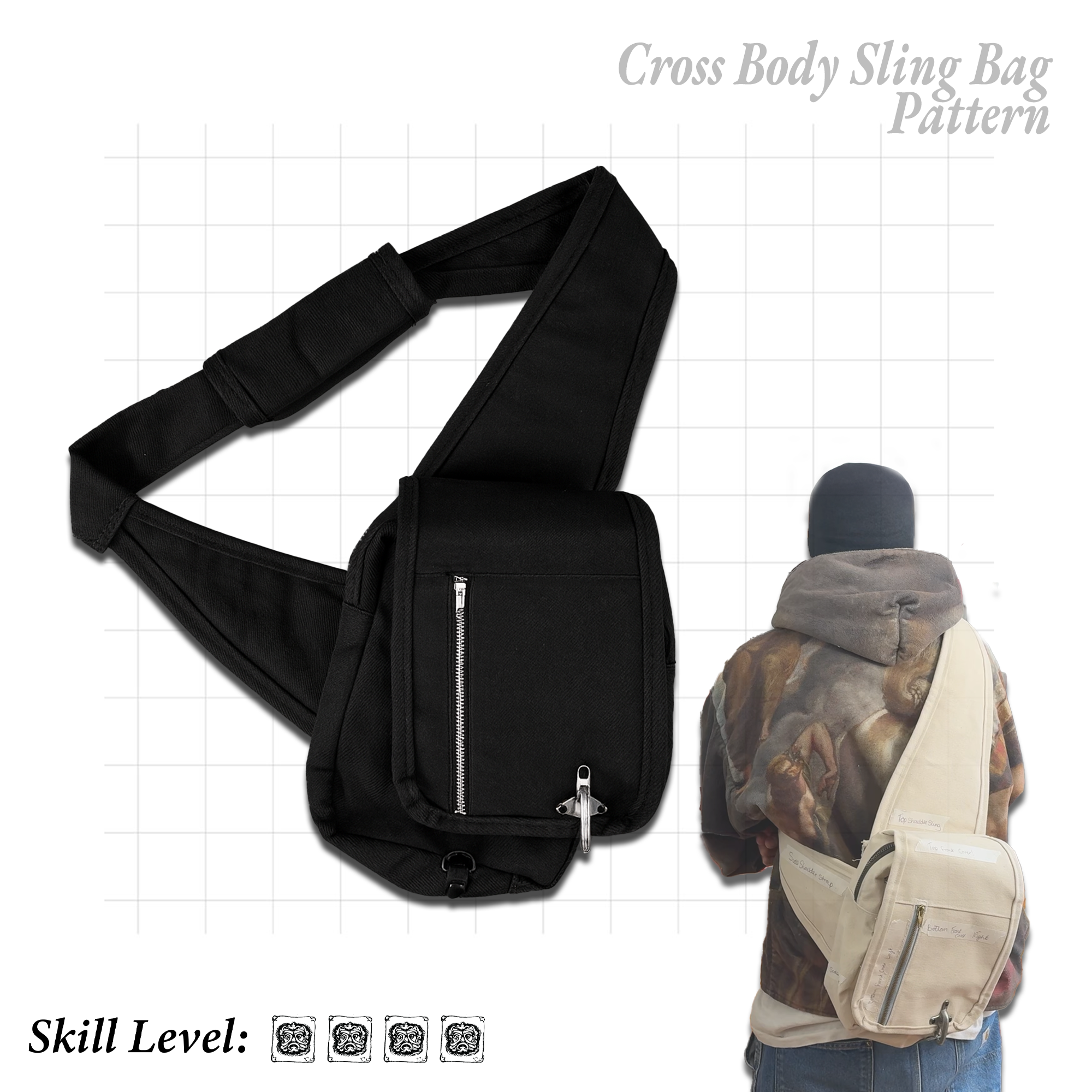 Sidebag/Crossbody - Sewing Pattern – RoughcutMYOG